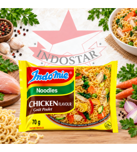 MACARRÃO COM SABOR DE FRANGO INDOMIE (POLLASTRE)